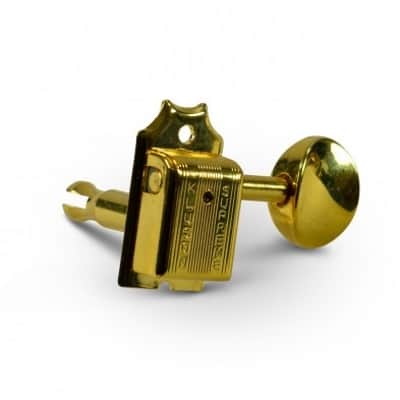 Kluson 6 In Line Supreme Series Tuning Machines With Staggered Posts GOLD KTS-6BX-GM image 2