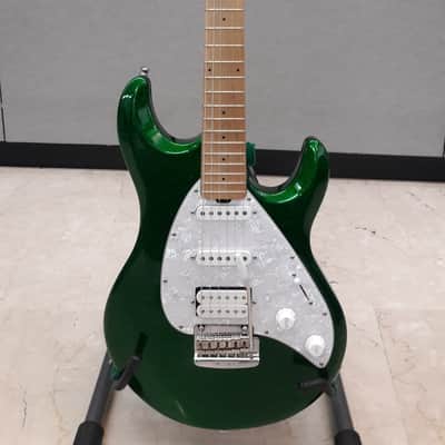 MUSIC MAN SILHOUETTE SPECIAL HSS EMERALD GREEN SPARKLE MN LIMITED EDITION image 1