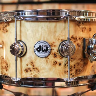DW 7x13 Collector's Maple VLT Mapa Burl Snare Drum - SO#1119665 image 12