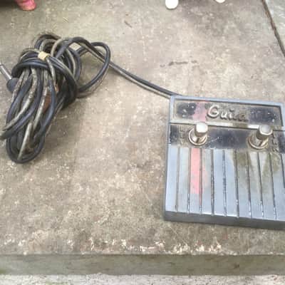Guild Reverb Tremolo foot switch 1950’s - aluminum silver image 4