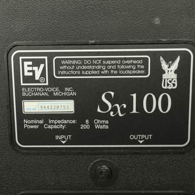 Pair of Electro-Voice EV Sx100 12" 2-Way 200W Portable Passive PA Speakers image 12