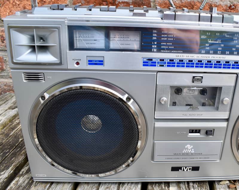 JVC RC-M70L Ghettoblaster – Radio Fonctionne, Lecteur K7 Non, Pièce Collection