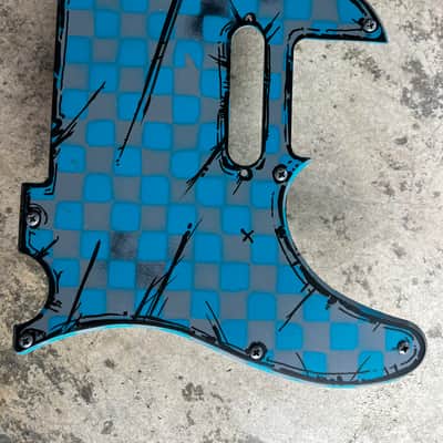 CapnCrepitis Custom Cel Shaded Telecaster Pick Guard image 8