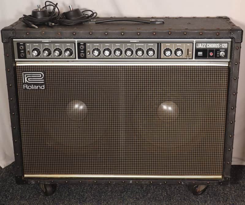 Roland Jazz Chorus JC-120 2x12" Guitar Combo Amp with cover used Made in USA image 1