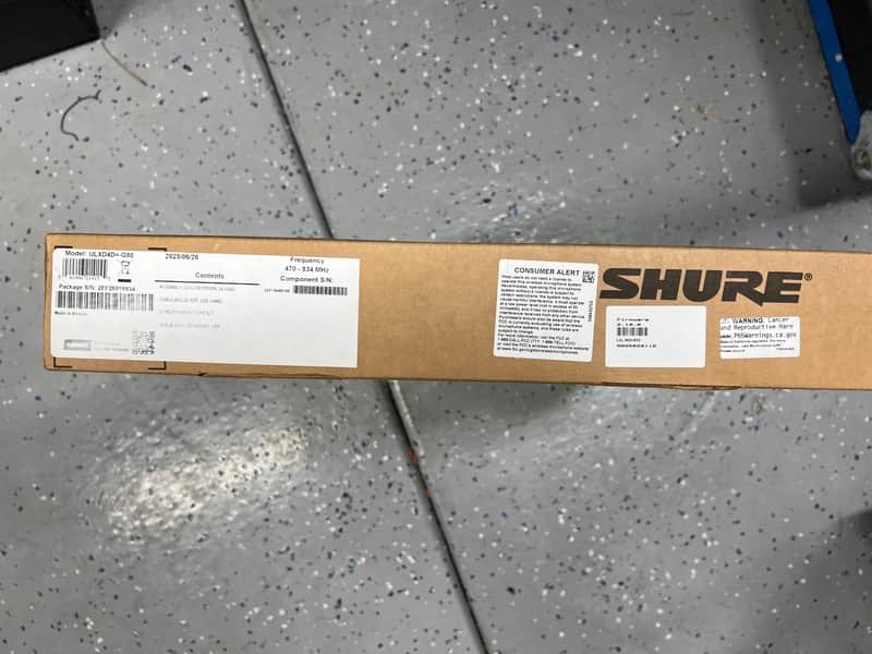 Shure ULXD4D & ULXD2 SM58 - G50 Band image 1