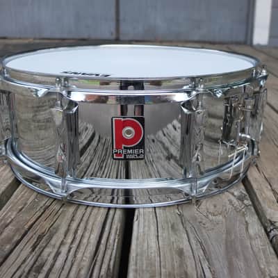 Premier 14x5.5 snare drum Olympic model Steel shell 70's era | Reverb