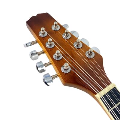 A-Style 8-String Acoustic-Electric Mandolin with Built-In Pickup, Gig Bag & Accessories image 4