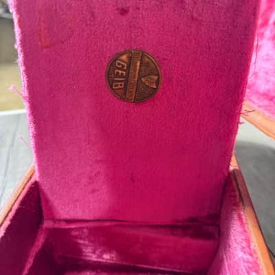 Gibson GEIB Brown Case for L-5s, L-7s, ES-350, 17" Models 1950 Era image 9
