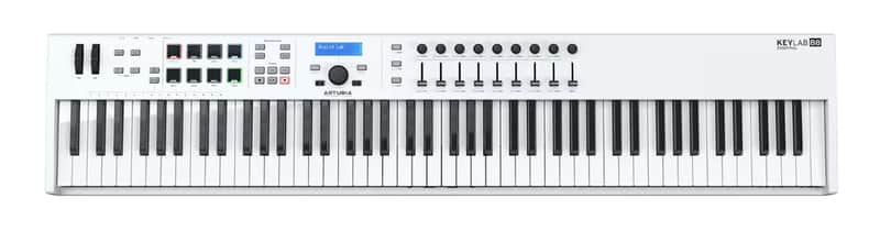 Arturia KeyLab Essential 88 MIDI Controller - White image 1