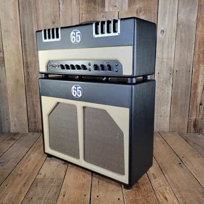 65 Amps London Head and 1x12 Cab - Black and Cream image 4
