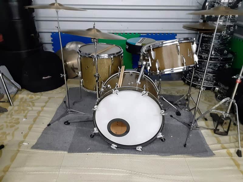 Sonor Teardrop 1960's Kyrstall Schwartz image 1