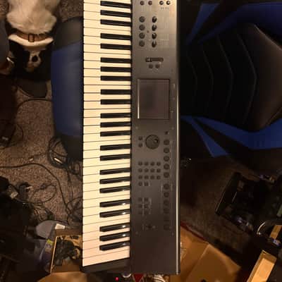 Korg M50 61-Key Music Workstation Keyboard 2000s - Black image 1