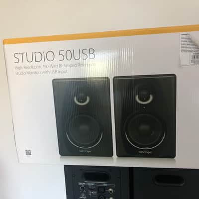 Behringer Studio 50USB 5" Powered Studio Monitors with USB (Pair) 2014 - Present - Standard image 4