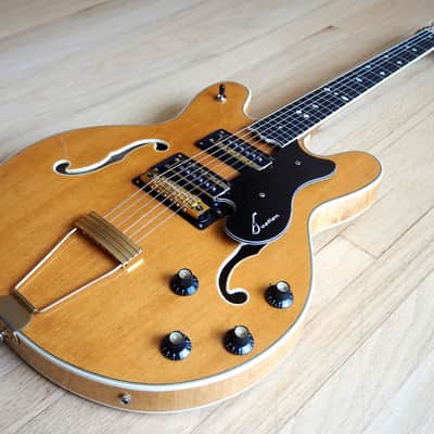 1971 Ovation Thunderhead Storm Series Vintage Hollowbody Electric Guitar Blonde image 5