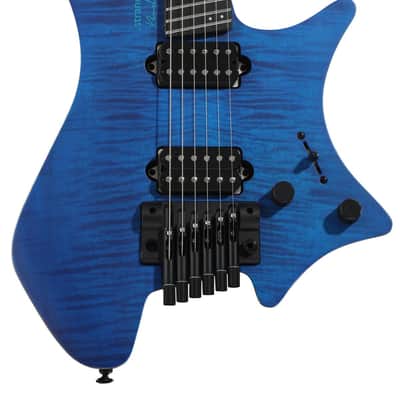 Strandberg Boden Prog NX 6 Electric Guitar - Stained Trans Deep Blue image 1