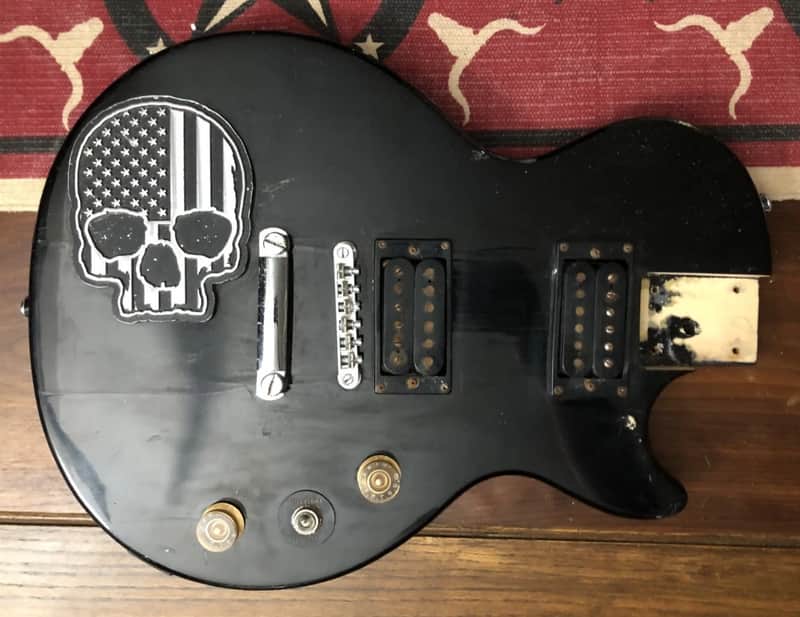2013 Epiphone Les Paul Special II Electric Guitar Black Loaded Body image 1