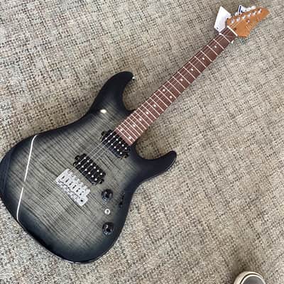 Ibanez AZ24S1F-TKS Standard 2025 in Transparent Black Sunburst image 2