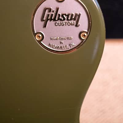 Gibson Custom M2M '54 Les Paul, Olive Drab, Ultra Light Aged image 16