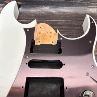 Ibanez Prestige RG2550Z Body Galaxy White Made in Japan image 5