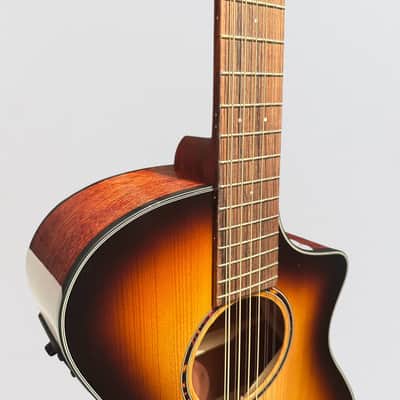 Breedlove Discovery S Concert CE 12 String Acoustic Electric Guitar - Edgeburst image 6