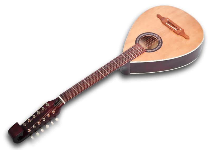 Trembita Kobza Acoustic Guitar 12 string Antique Lute Folk Vihuela Unique Design Travel mandolin image 1