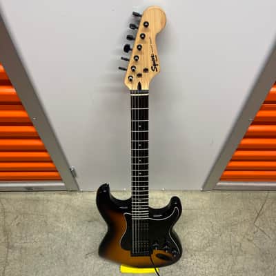 Squier Bullet Stratocaster HH Sunburst w/ Tremolo & Fender Case image 12