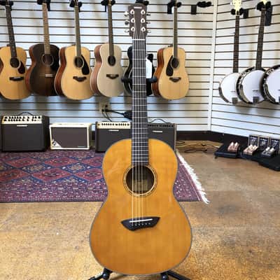 Yamaha CSF1M Compact Folk Acoustic-Electric Vintage Natural w/Padded Gig Bag image 4
