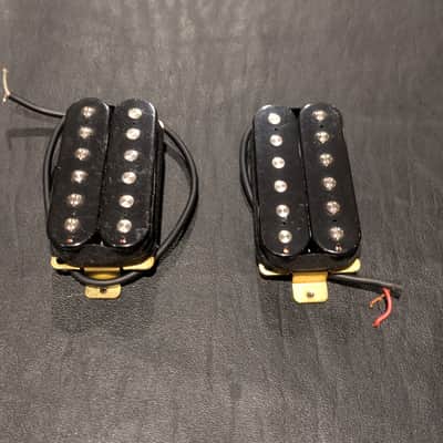 Artec Adjustable Poles Humbucker Set HBC115 Black image 1