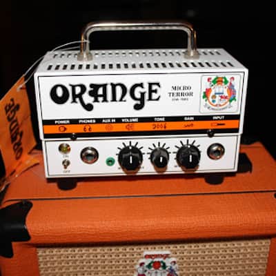 Orange Micro Terror Head with TWO PPC108 Speaker Cabinets (original version) image 7