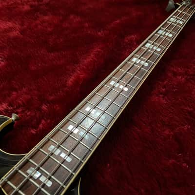 c.1980s Polytone Contempo Bass MIJ Vintage Bass Double Cut “Black” image 4