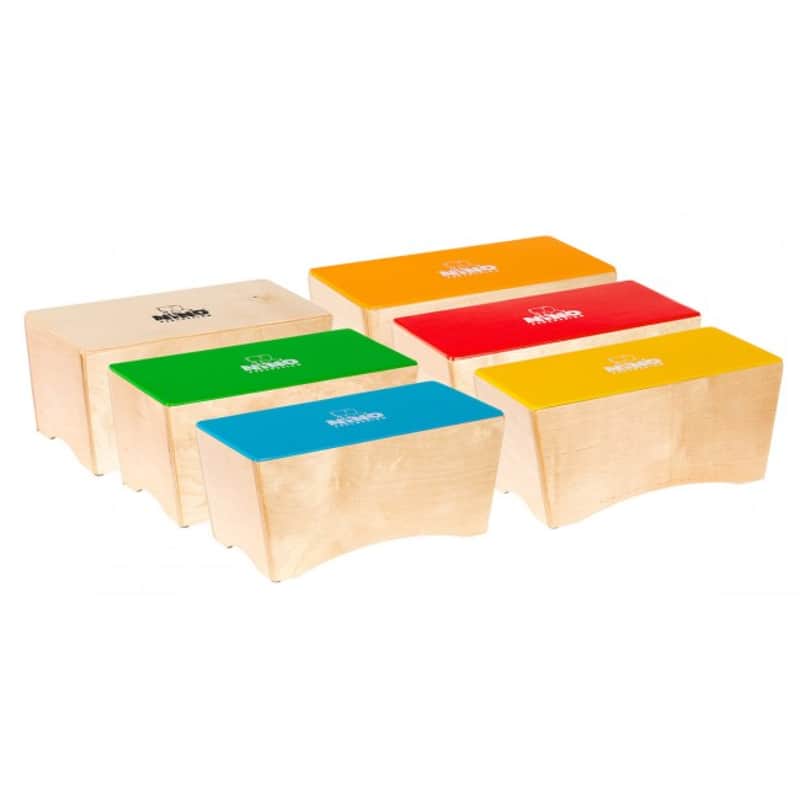 MEINL NINOSET931 Bongo Cajon Rhythmus Set 6er fürs Klassenzimmer image 1