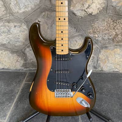 Fender Stratocaster 1979 - Brownburst - 100% Original - Maple Neck - W/ Polverini Hardcase Bild 1