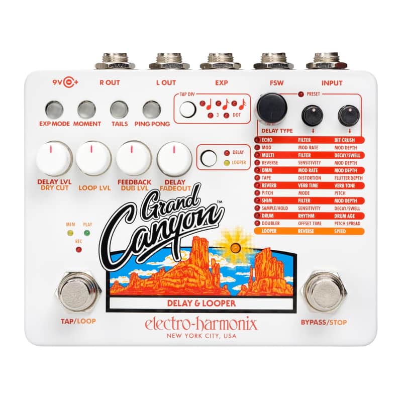 Electro-Harmonix Grand Canyon Pedal *USA Small Business* image 1