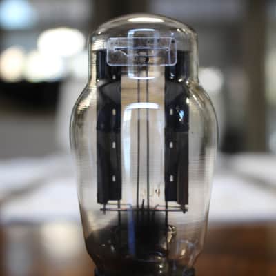 Sylvania JAN CHS 5U4G VT244 - Coke Bottle - Hanging Filament - D Getter - 1940s - Ribbed Black Plates, NOS Tube image 12