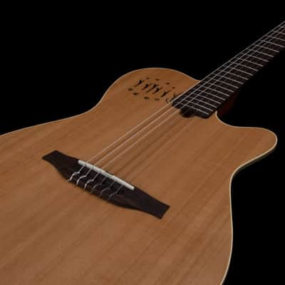 Godin Multiac Nylon Encore Classical Acoustic-Electric Guitar, Natural (includes Gig Bag) image 4