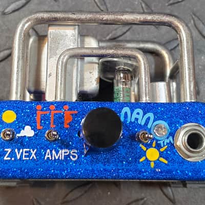 Zvex Nano Head 1/2 watt Amplifier Pedal sized Amp Hand Painted Myrold image 2