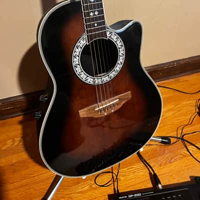 Ovation Celebrity model CC68 1992 - Tabacco Burst image 3
