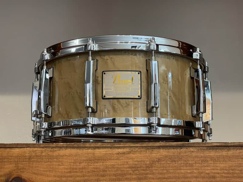 Pearl Custom Z Birdseye Maple 6.5x14 Snare Drum CZX | Reverb