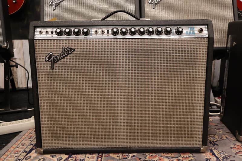 Fender 70s Twin Reverb Silverface Export Model image 1