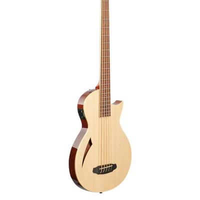 ESP LTD TL-5 Thinline 5-String Acoustic Electric Bass Guitar Natural image 8