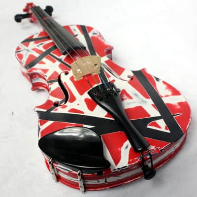 Custom Painted Unbranded 4/4 Violin - Painted Aged and Worn With New Case image 17