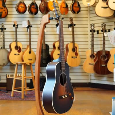 Iris Guitars CH-e Model Sitka Spruce/Mahogany Acoustic-Electric Guitar Sunburst w/P90 Pickup, Hard Case image 5