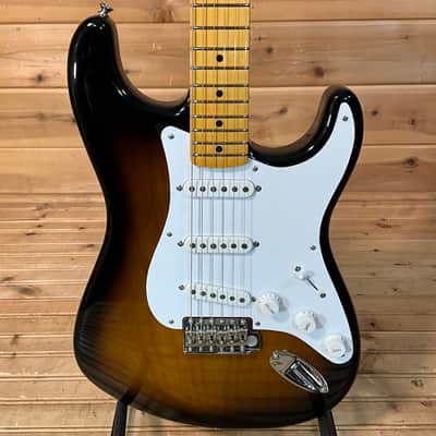 Fender 70th Anniversary American Vintage II 1954 Stratocaster Electric Guitar - 2-Color Sunburst image 1
