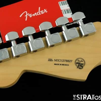 2021 Fender Player Stratocaster Strat NECK TUNERS, "C" Shape Pau Ferro image 6