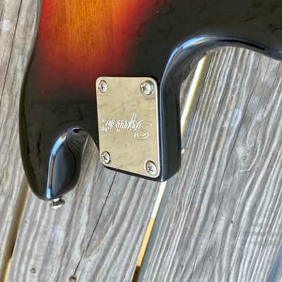 Squier Bass Vi loaded Body project parts caster - Sunburst electric guitar image 13