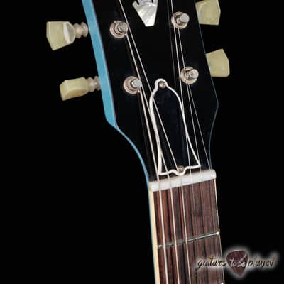 2016 Gibson Custom Shop Memphis 1964 ES-345 VOS w/ Case – Frost Blue image 5
