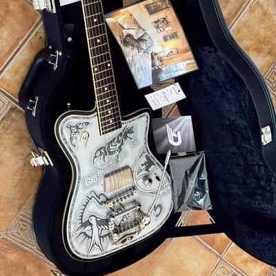 Duesenberg  Johnny Depp Jack Sparrow Limited edition Signature Series Aluminum Tattooed image 12