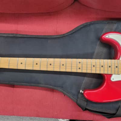 Fender California Stratocaster with Maple Fretboard with Gigbag 1997 - Candy Apple Red image 10