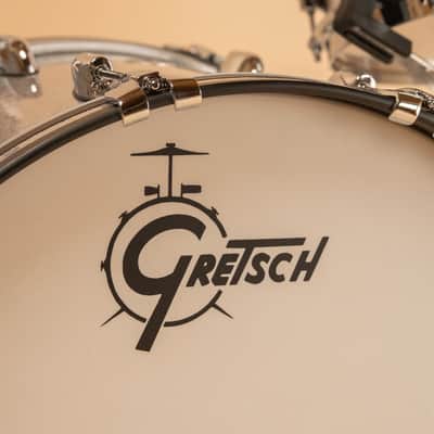 Gretsch USA 'Brooklyn' in Silver Sparkle - 14x22. 16x16, 9x13 image 6