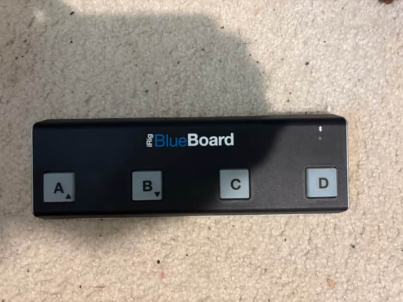 IK Multimedia iRig Blueboard Wireless iOS/Mac Foot Controller 2013 - Present - Black image 1